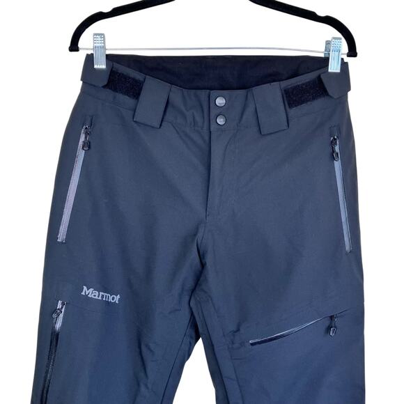 Marmot Mens Sz S Layout Insulated Cargo Snow & Ski Pants Black Lightweight - Picture 3 of 16